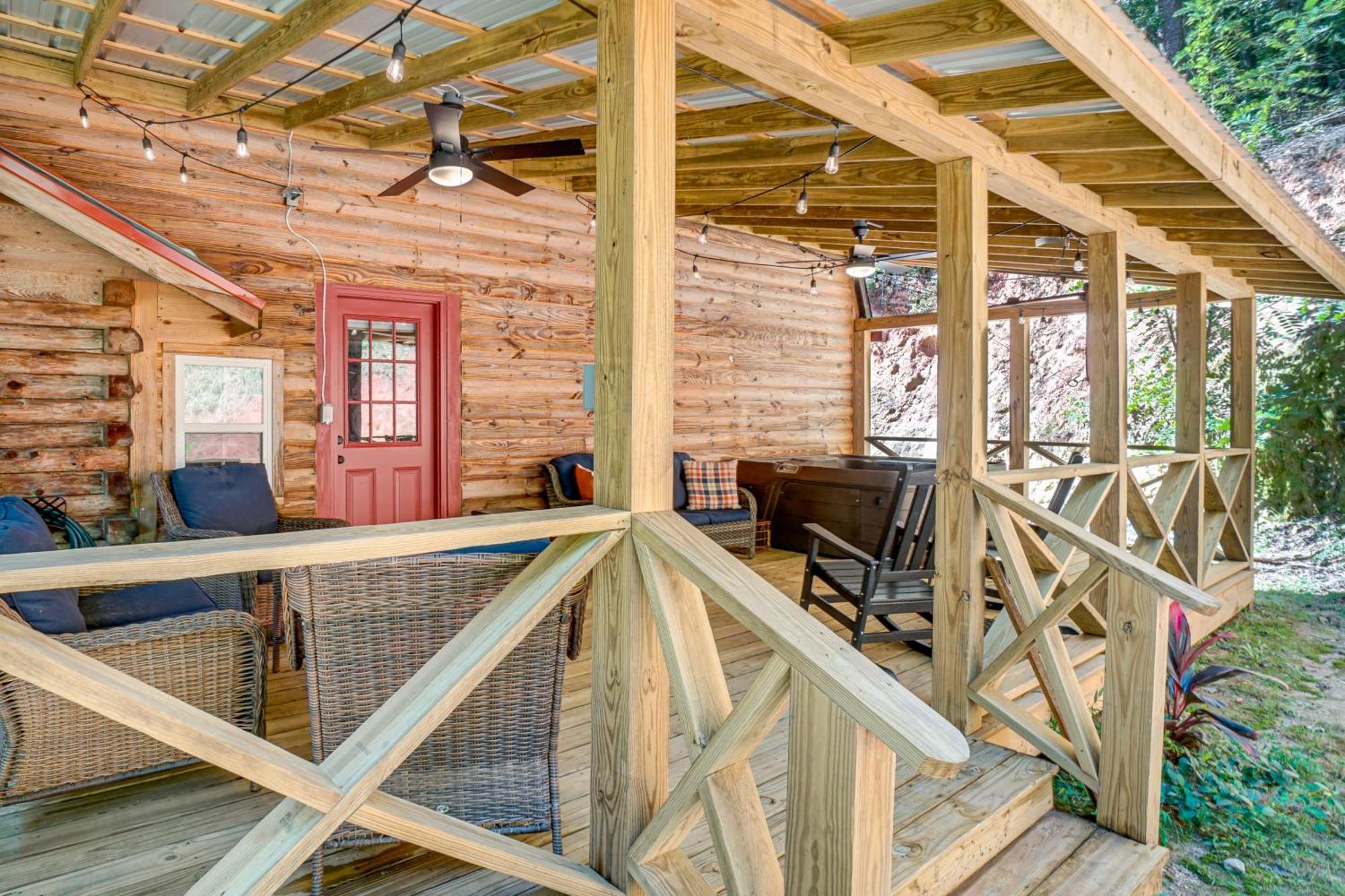 North Georgia Mtn Escape With Hot Tub And Games! Villa Sautee Nacoochee Eksteriør bilde